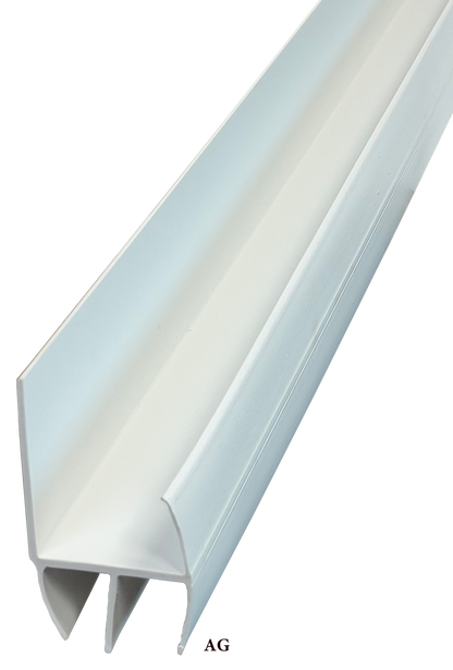 Screen Door L-Shaped Door Sweep, Height: 1-5/8" Plus 3/4" Flexible Sweeps. 3