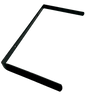 Fixed Window Bar U-Bracket Black-1