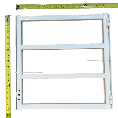 Residential Window Bar Hinged Security Fits up to 26"W x 28"H Window