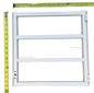 Residential Window Bar Hinged Security Fits up to 26"W x 28"H Window