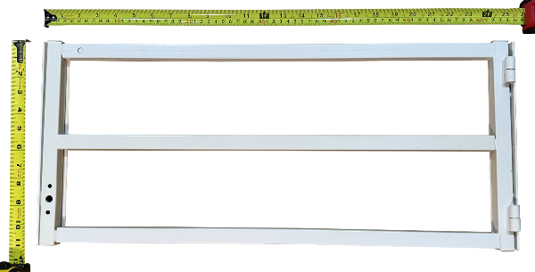 Expandable Window Bar Hinged 3Bars 25to45W-11to23H-11 1