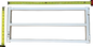 Expandable Window Bar Hinged 3Bars 25to45W-11to23H-11 1