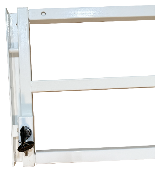 Residential Window Bar Hinged Security with lock and key -1