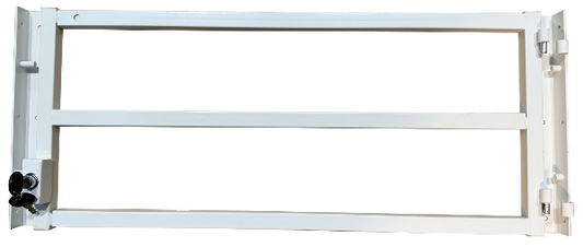 Residential Window Bar Hinged Security Fits up to 26"W x 23"H Window 3 bar E23325