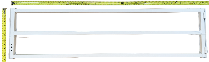 Residential Window Bar Hinged Security Fits up to 78"W x 23"H Window