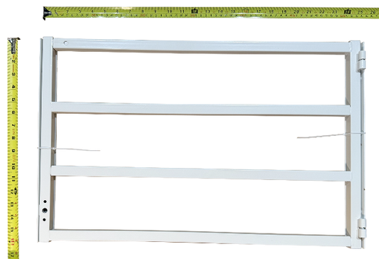Residential Window Bar Hinged Security Fits up to 45"W x 28"H Window