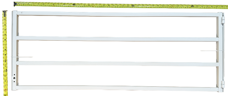 Residential Window Bar Hinged Security Fits up to 78"W x 28"H Window