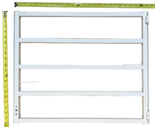 Residential Window Bar Hinged Security Fits up to 45"W x 33"H Window