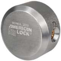 AMERICAN LOCK A2010 KD Keyed Different Puck Lock with American Keyway 1