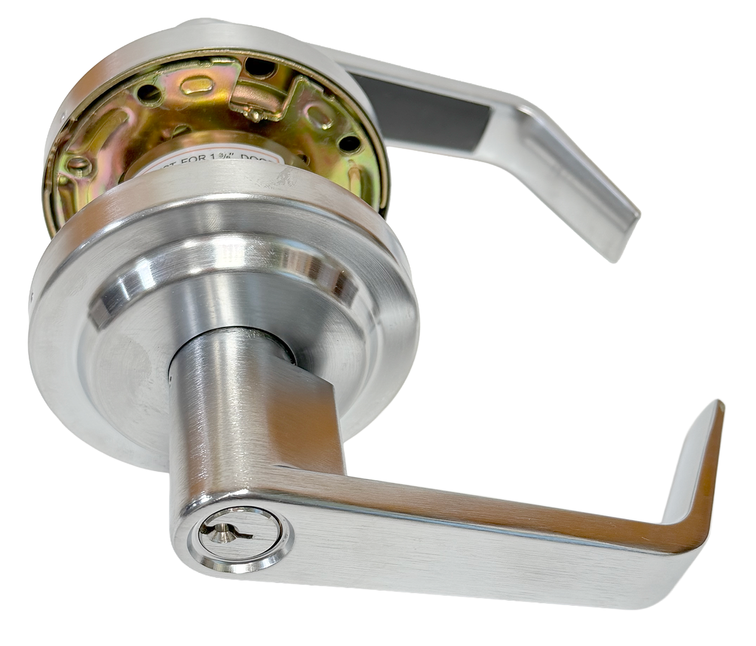 LSDA Grade 2 Leverset 800 Series 'Vancouver'. Entrance. SC4 Keyway. Finish 26D (Satin Chrome). With Clutch. 1