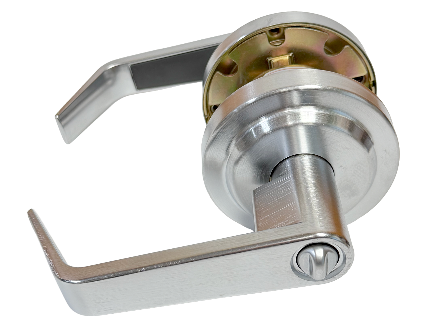 LSDA Grade 2 Leverset 800 Series 'Vancouver'. Entrance. SC4 Keyway. Finish 26D (Satin Chrome). With Clutch. 2