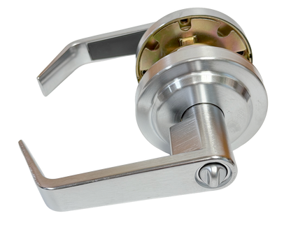 LSDA Grade 2 Leverset 800 Series 'Vancouver'. Entrance. SC4 Keyway. Finish 26D (Satin Chrome). With Clutch. 2