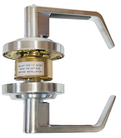 LSDA Grade 2 Leverset 800 Series 'Vancouver'. Entrance. SC4 Keyway. Finish 26D (Satin Chrome). With Clutch. 3