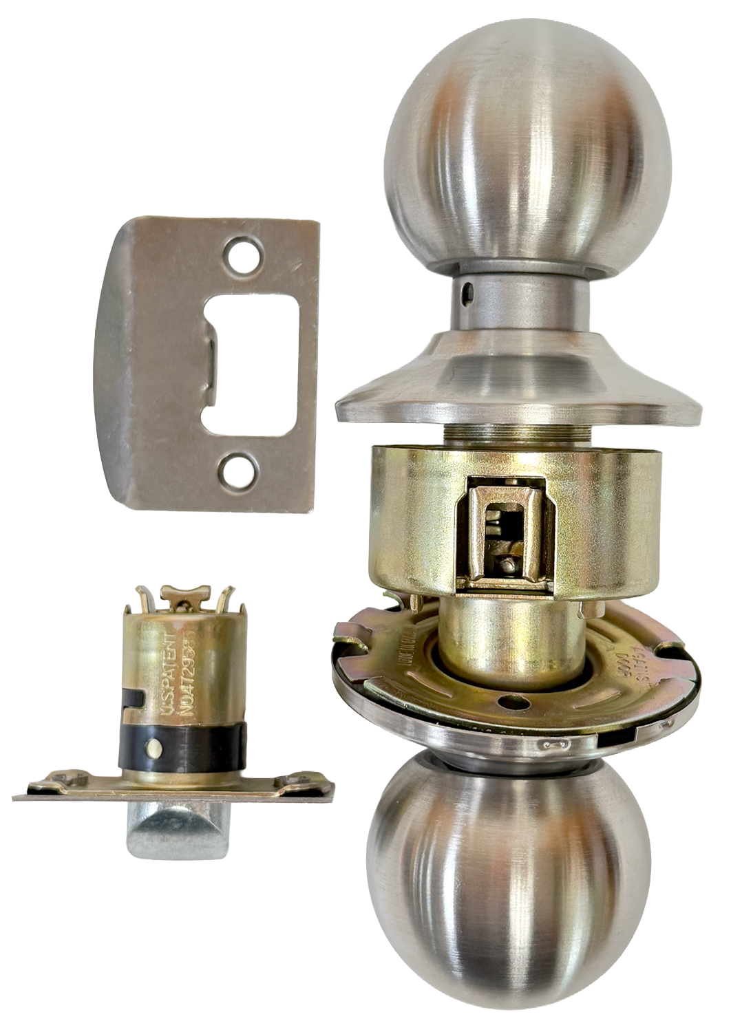 LSDA Grade 3 Knobset 10 Series. Passage. Satin Stainless Finish. 7