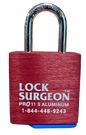 Pro 11 5 Aluminum 1/4" Hardened stainless steel shackle 1