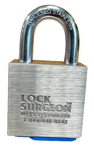 Max Stainless 6 27  7/16" hardened stainless steel shackle 1