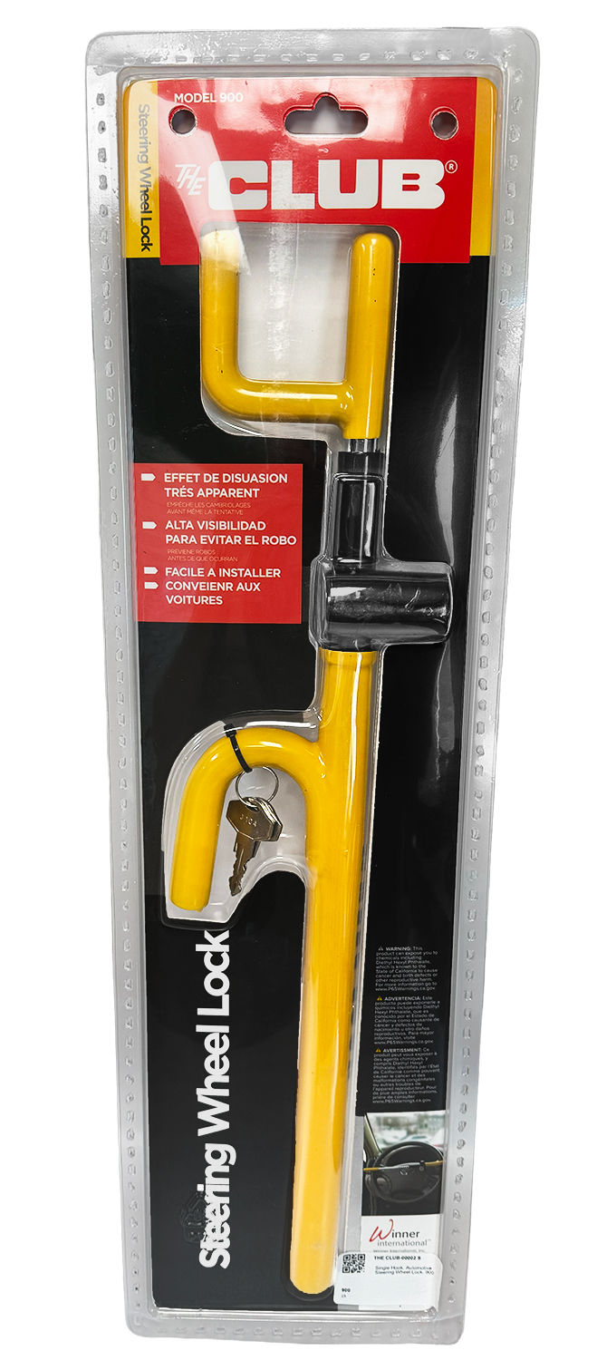 Club 900 Single Hook Automotive Steering Wheel Lock 2