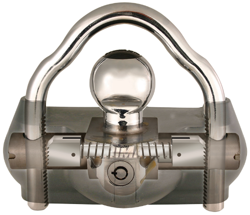 TRIMAX-073 Premium Universal Solid Hardened Steel Coupler Lock 2