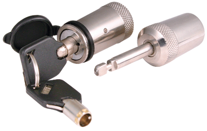 Stainless-Steel Coupler-Door Latch Lock fits couplers up to 7/8" Span 2
