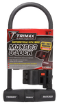 MAX Security U-Shackle Lock, 4-1/2" X 10-1/2" w/ 14mm Shackle