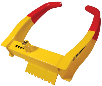 Deluxe Universal Wheel Chock Lock closed 6” Open 11.25” Reach 10.5” 1